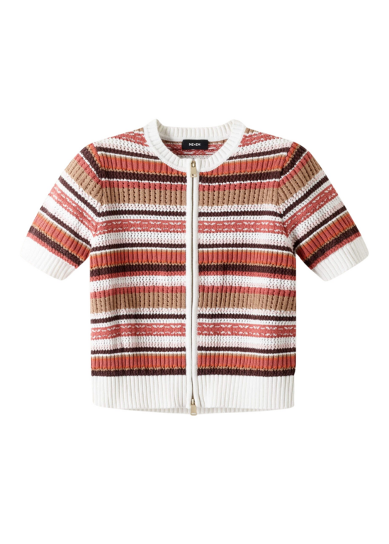 ME+EM Double Zip Knit Tee