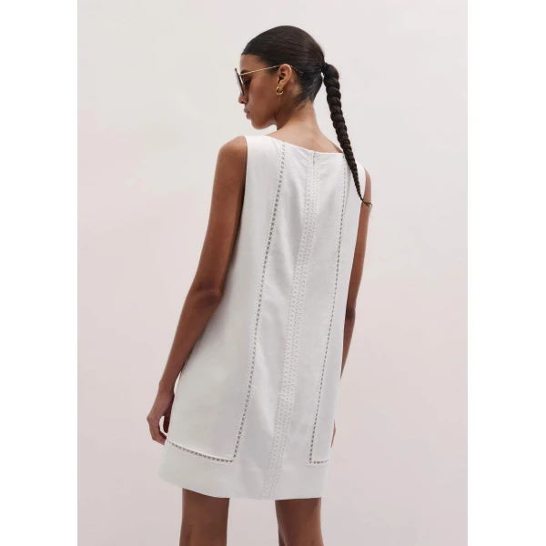 ME+EM Embroidered Mini Dress