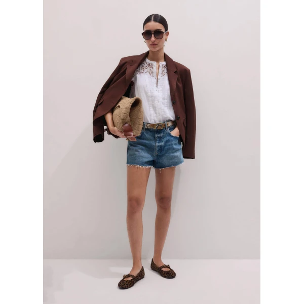 Cotton Cheesecloth - Tops - Intelligent British Fashion at Luxury Shoes 