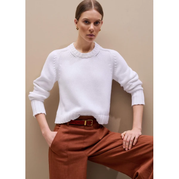 ME+EM Essential Crop Sweater