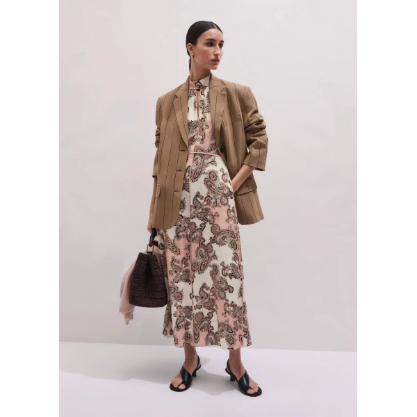 Jacquard Crepe - Dresses - Intelligent British Fashion at Luxury Shoes 
