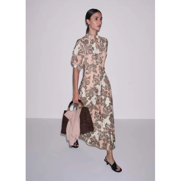 Jacquard Crepe - Dresses - Intelligent British Fashion at Luxury Shoes 