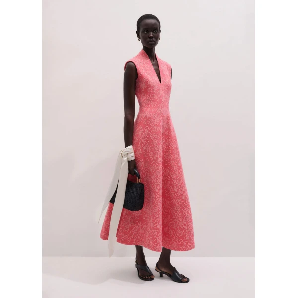 Jacquard Jersey - Dresses - Intelligent British Fashion at Luxury Shoes 