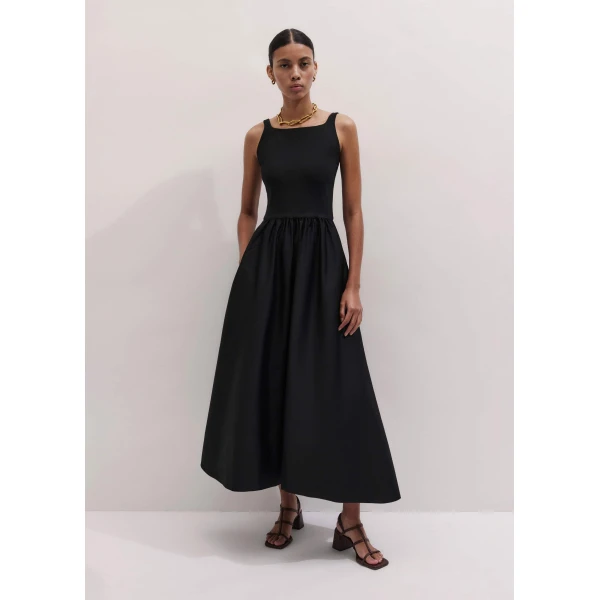Jersey + Poplin - Dresses - Intelligent British Fashion at Luxury Shoes 