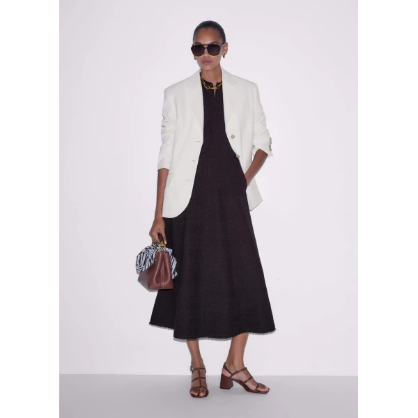 Textured Tweed - Dresses - Intelligent British Fashion at Luxury Shoes 