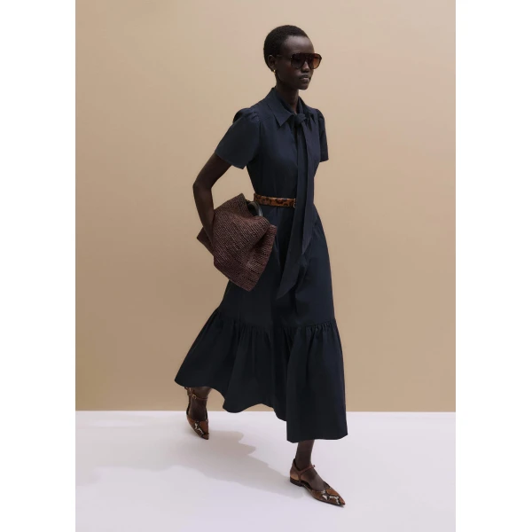 Cotton Seersucker - Dresses - Intelligent British Fashion at Luxury Shoes 