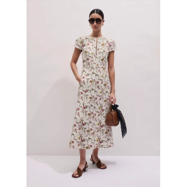 ME+EM Fit + Flare Midi Dress