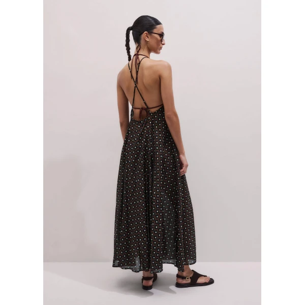 ME+EM Halter Maxi Beach Dress