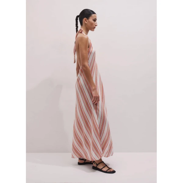 ME+EM Halter Maxi Beach Dress