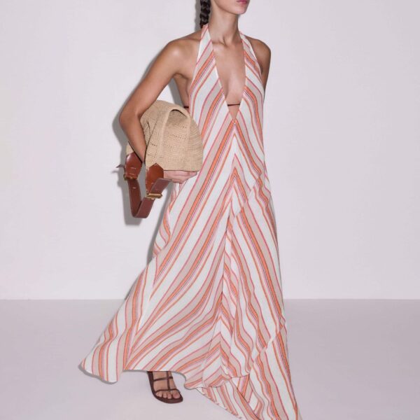 Me and Em Halter Maxi Beach Dress
Cotton Voile Dress, view 6