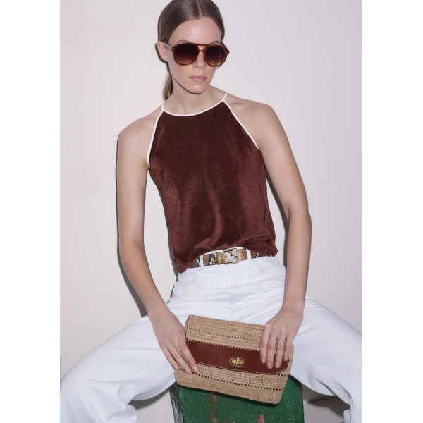 Toweling Jersey - Tops - Intelligent British Fashion at Luxury Shoes 