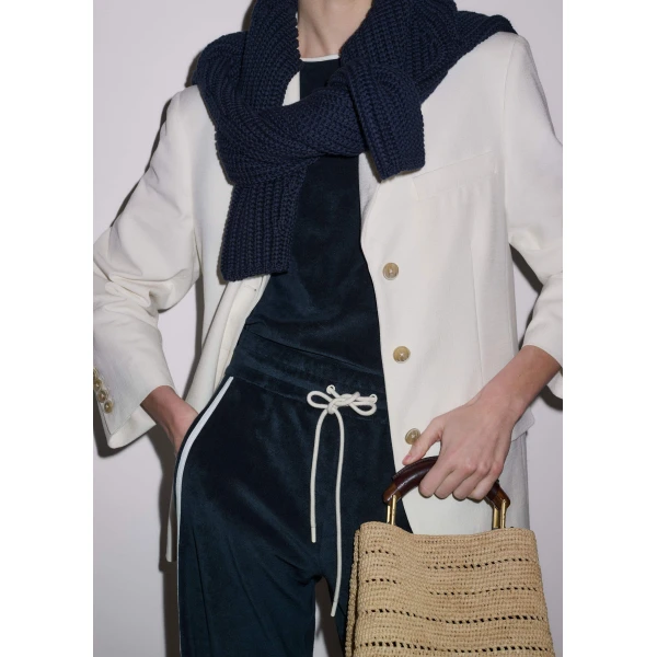 Toweling Jersey - Tops - Intelligent British Fashion at Luxury Shoes 