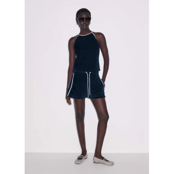Toweling Jersey - Tops - Intelligent British Fashion at Luxury Shoes 