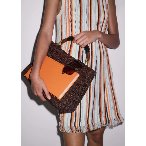 Stripe Cotton Knit - Dresses - Intelligent British Fashion at Luxury Shoes 