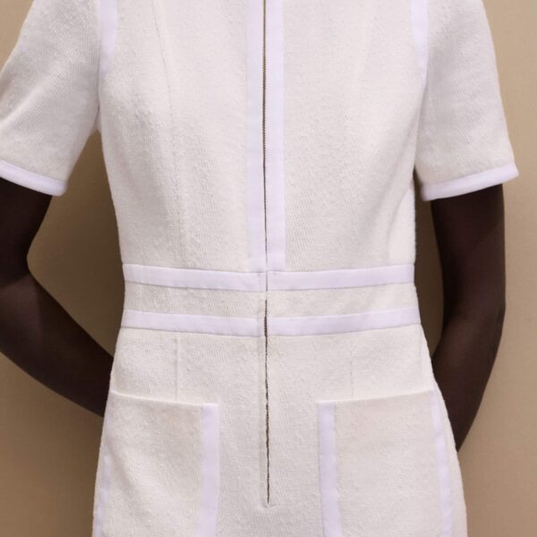 Me and Em Leg Elongator Jumpsuit
Textured Tweed, view 4