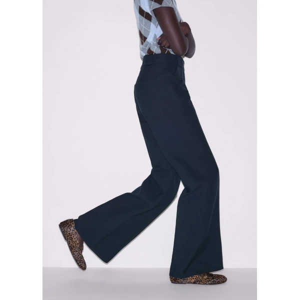 Double-Faced Cotton - Pants - Intelligent British Fashion at Luxury Shoes 