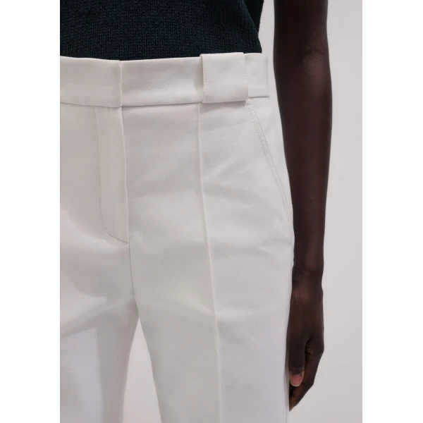 Double-Faced Cotton - Pants - Intelligent British Fashion at Luxury Shoes 