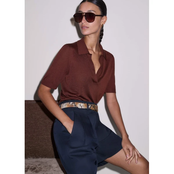 Slinky Silk Knit - Knitwear - Intelligent British Fashion at Luxury Shoes 