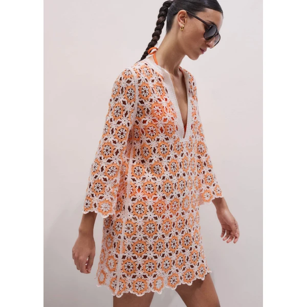 Cotton Crochet - Dresses - Intelligent British Fashion at Luxury Shoes 
