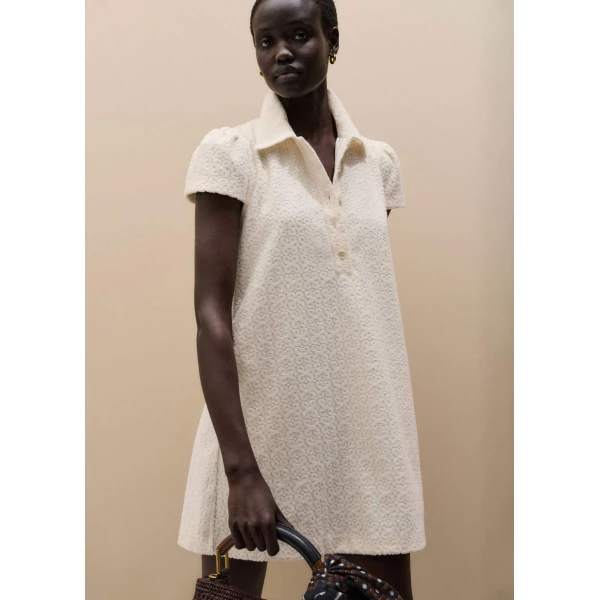 Jacquard Toweling - Dresses - Intelligent British Fashion at Luxury Shoes 