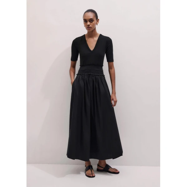 Mixed-Media Jersey - Dresses - Intelligent British Fashion at Luxury Shoes 