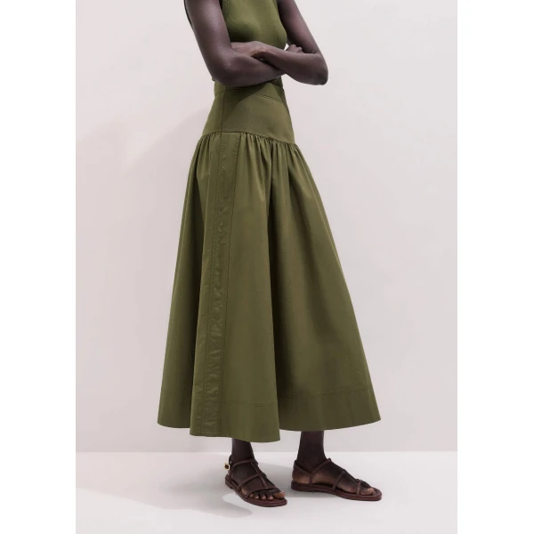 Knit + Poplin - Skirts - Intelligent British Fashion at Luxury Shoes 