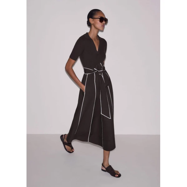 Knit + Poplin - Dresses - Intelligent British Fashion at Luxury Shoes 