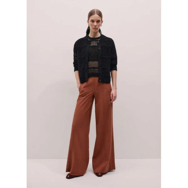 Textured Sheer Knit - Tops - Intelligent British Fashion at Luxury Shoes 