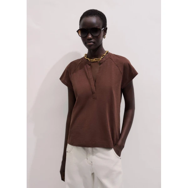 Cotton Slub Jersey - Tops - Intelligent British Fashion at Luxury Shoes 