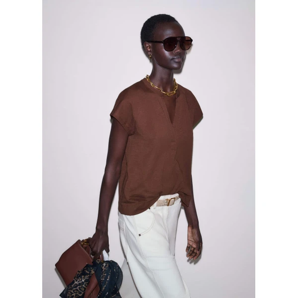 Cotton Slub Jersey - Tops - Intelligent British Fashion at Luxury Shoes 