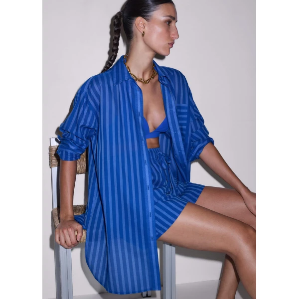 ME+EM Oversized Beach Shirt