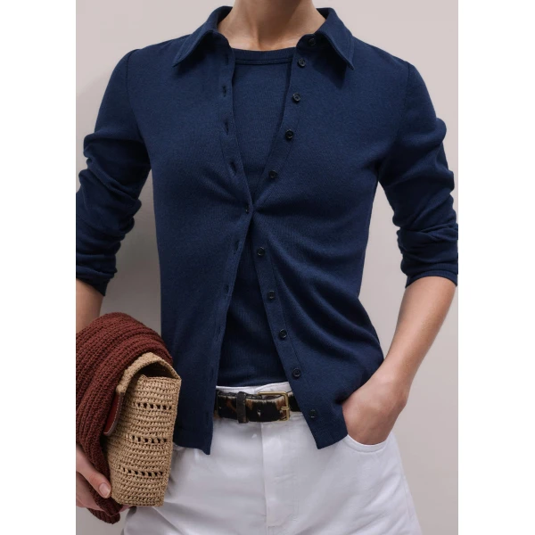 Cotton Rib - Tops - Intelligent British Fashion at Luxury Shoes 