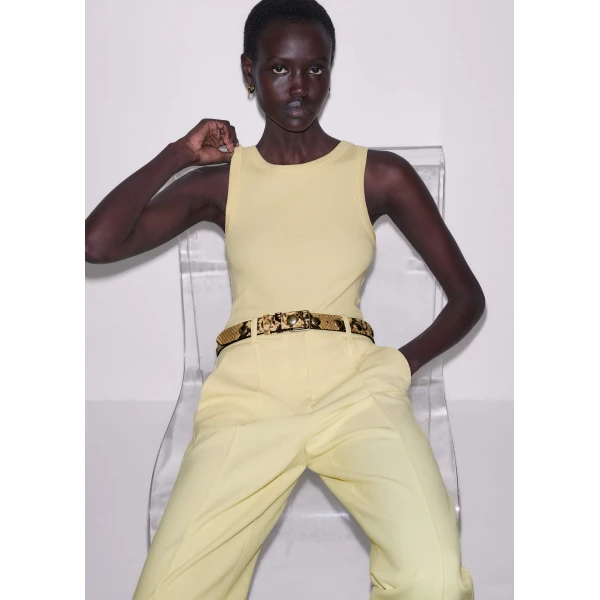 Cotton Rib Jersey - Tops - Intelligent British Fashion at Luxury Shoes 