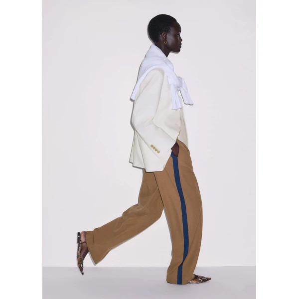 ME+EM Pleat Straight Pant
