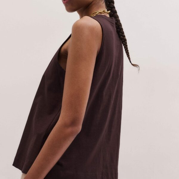 Me and Em Racerback Swing Top
Cotton Slub Jersey Top, view 5