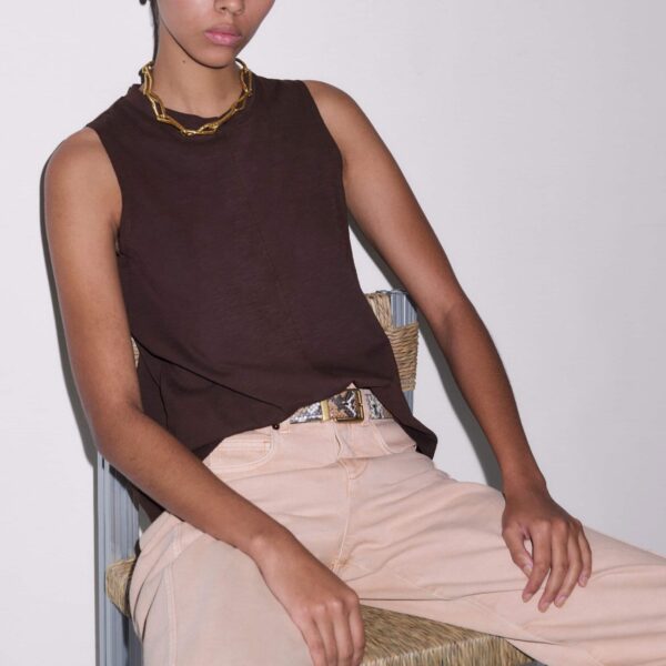 Me and Em Racerback Swing Top
Cotton Slub Jersey Top, view 6