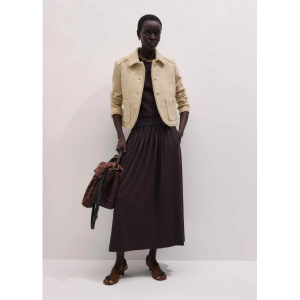 Cotton Rib Jersey - Tops - Intelligent British Fashion at Luxury Shoes 