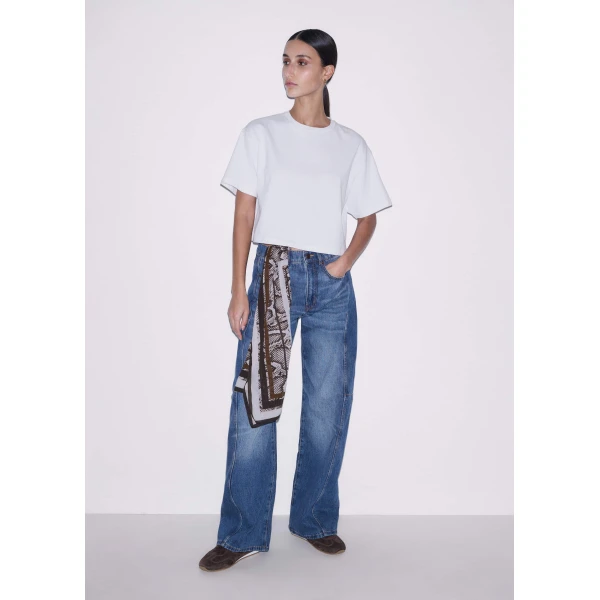 ME+EM Relaxed Crop Tee