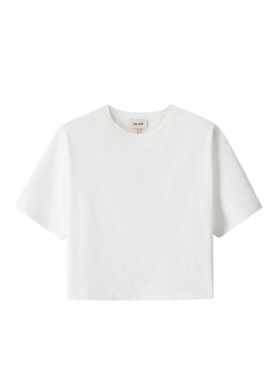 ME+EM Relaxed Crop Tee