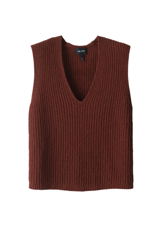 ME+EM Relaxed Knit Vest