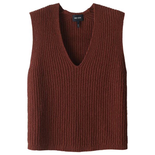 Me and Em Relaxed Knit Vest
Cotton Bouclé