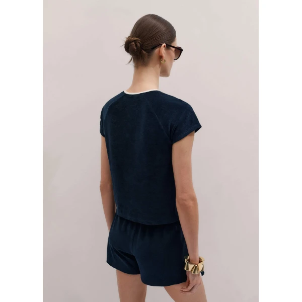 ME+EM Rib Trim Baby Tee