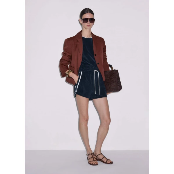Toweling Jersey - Tops - Intelligent British Fashion at Luxury Shoes 