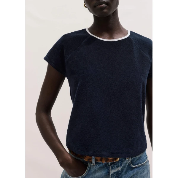 ME+EM Rib Trim Baby Tee