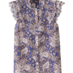 ME+EM Ruffle Straight Blouse