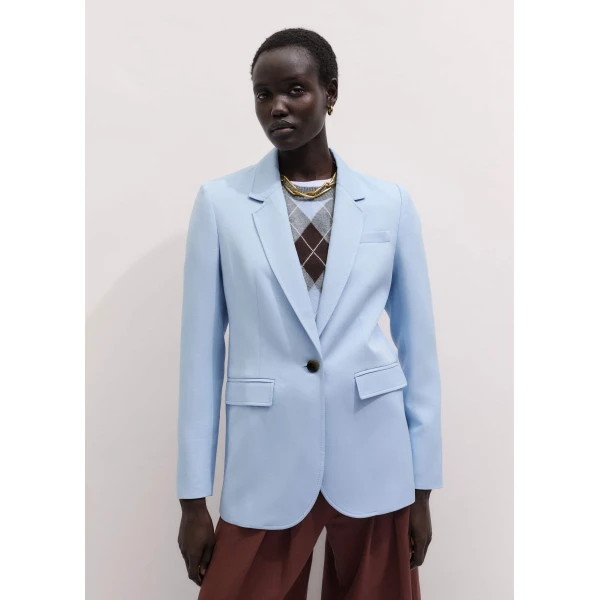 ME+EM Sharp Shoulder Blazer