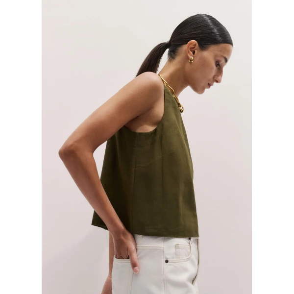 ME+EM Shell Crop Top