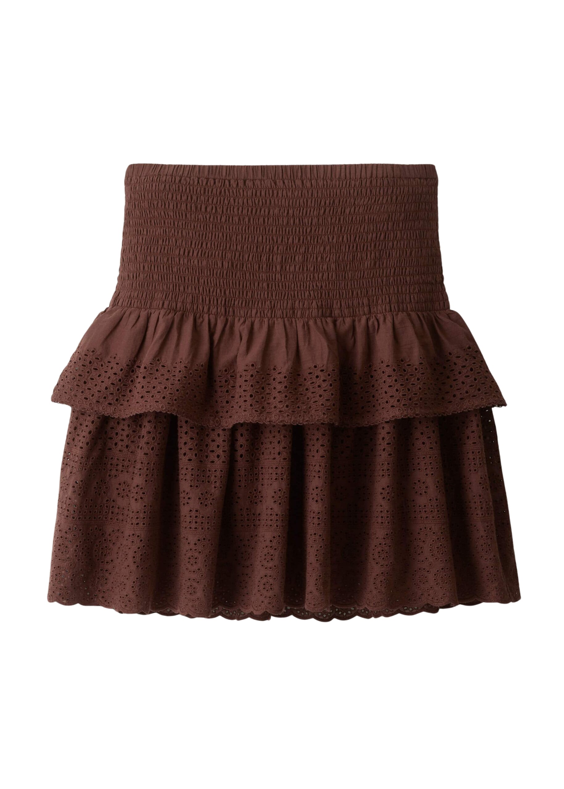 ME+EM Shirred Mini Skirt