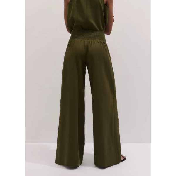 ME+EM Shirred Wide Pant