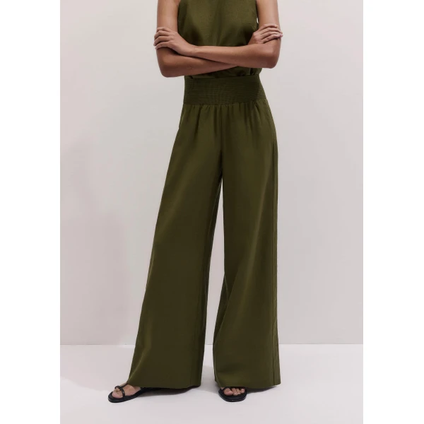ME+EM Shirred Wide Pant